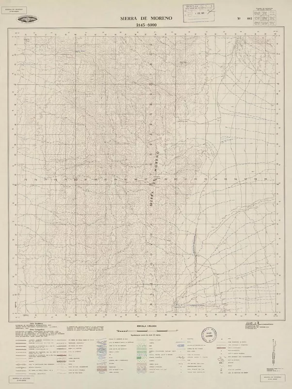 Sierra de Moreno  [material cartográfico] Instituto Geográfico Militar de Chile.