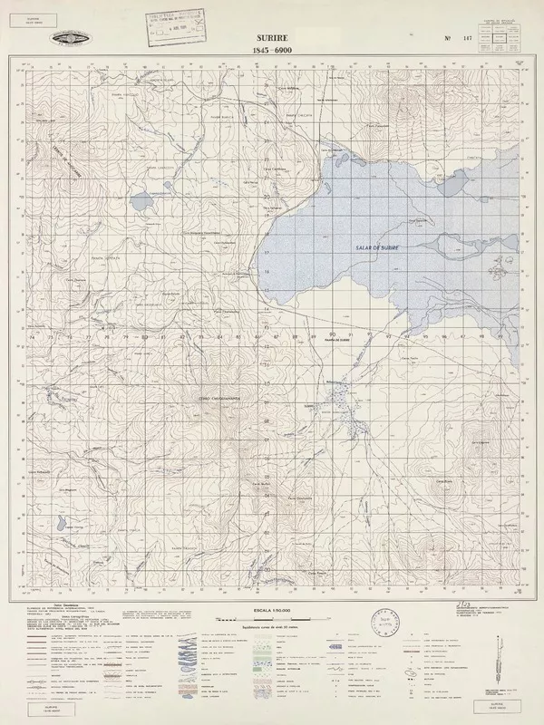 Surire  [material cartográfico] Instituto Geográfico Militar de Chile.