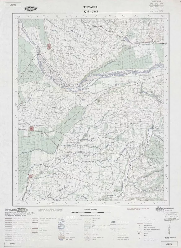 Tucapel  [material cartográfico] Instituto Geográfico Militar de Chile.