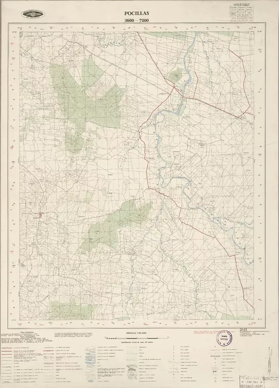 Pocillas  [material cartográfico] Instituto Geográfico Militar de Chile.