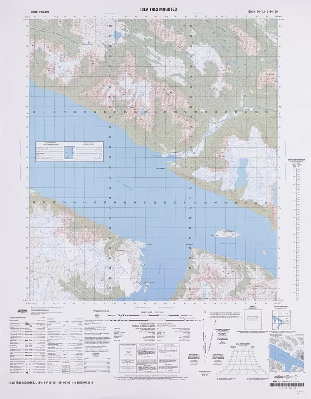 Isla Tres Mogotes  [material cartográfico] Instituto Geográfico Militar.