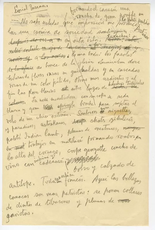 [Isla de Pascua]  [manuscrito] Joaquín Edwards Bello.