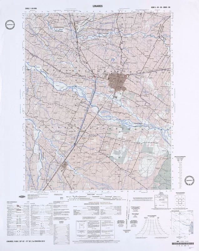 Linares  [material cartográfico] Instituto Geográfico Militar.