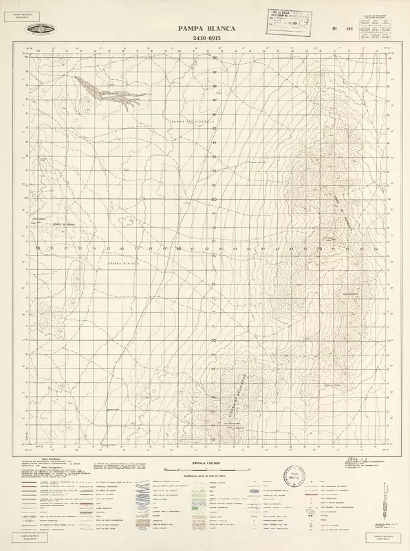 Pampa Blanca  [material cartográfico] Instituto Geográfico Militar de Chile.
