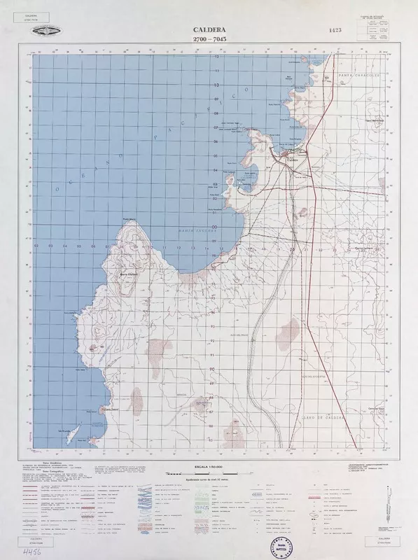 Caldera  [material cartográfico] Instituto Geográfico Militar de Chile.