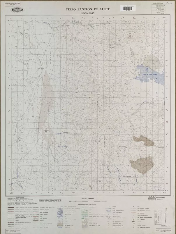 Cerro Panteón de Aliste  [material cartográfico] Instituto Geográfico Militar de Chile.