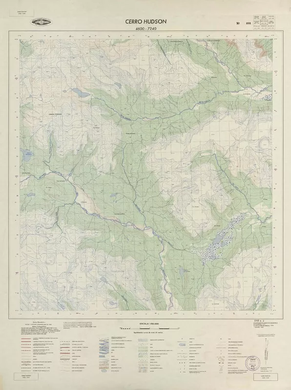 Cerro Hudson  [material cartográfico] Instituto Geográfico Militar de Chile.