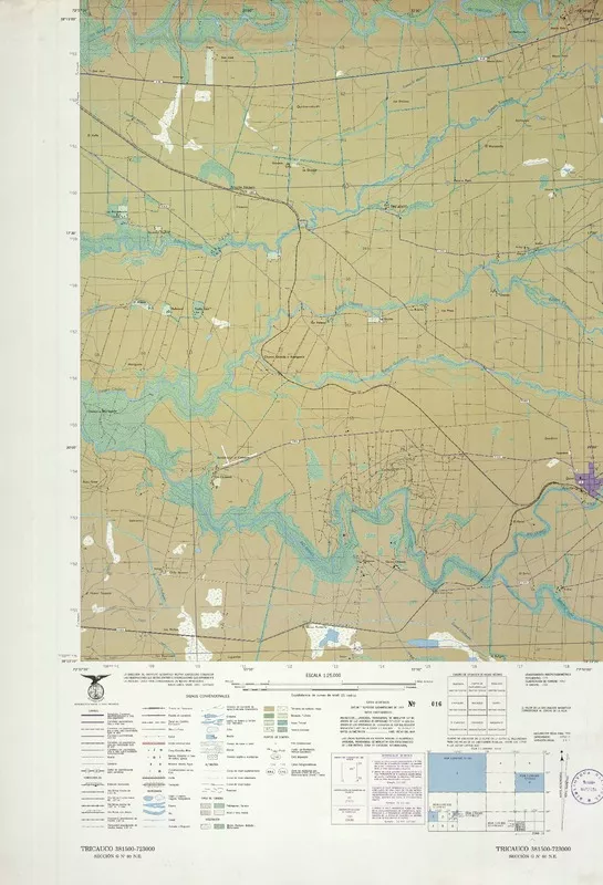 Tricauco  [material cartográfico] Instituto Geográfico Militar de Chile.