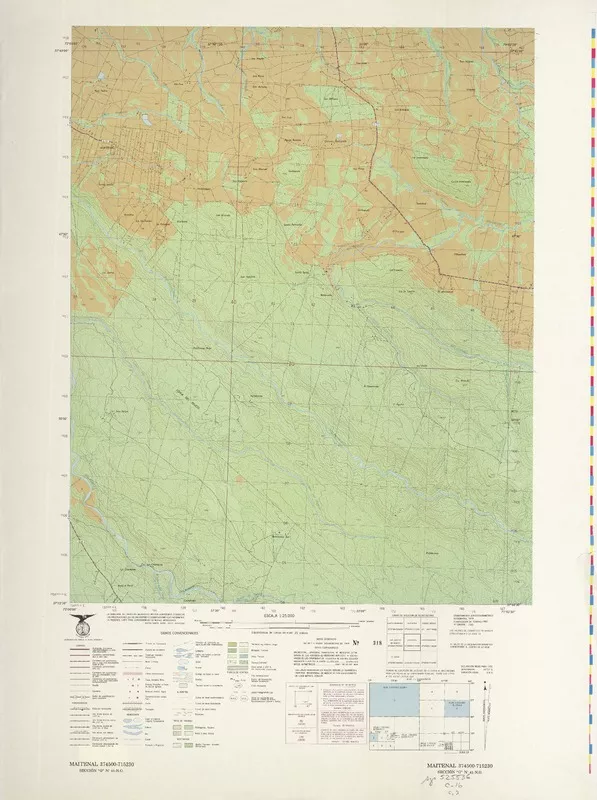 Maitenal  [material cartográfico] Instituto Geográfico Militar de Chile.