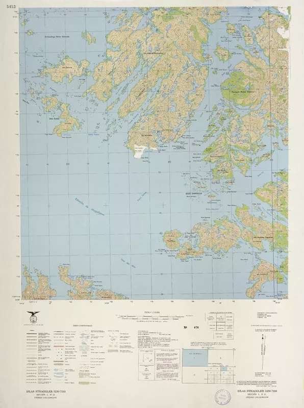 Islas Straggler  [material cartográfico] Instituto Geográfico Militar de Chile.