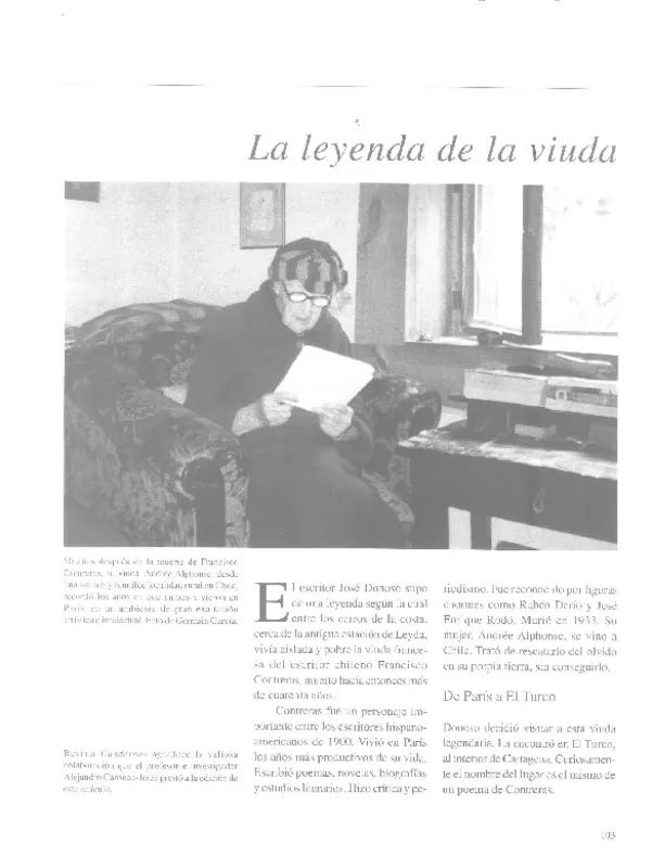 La Leyenda de la viuda  [artículo].