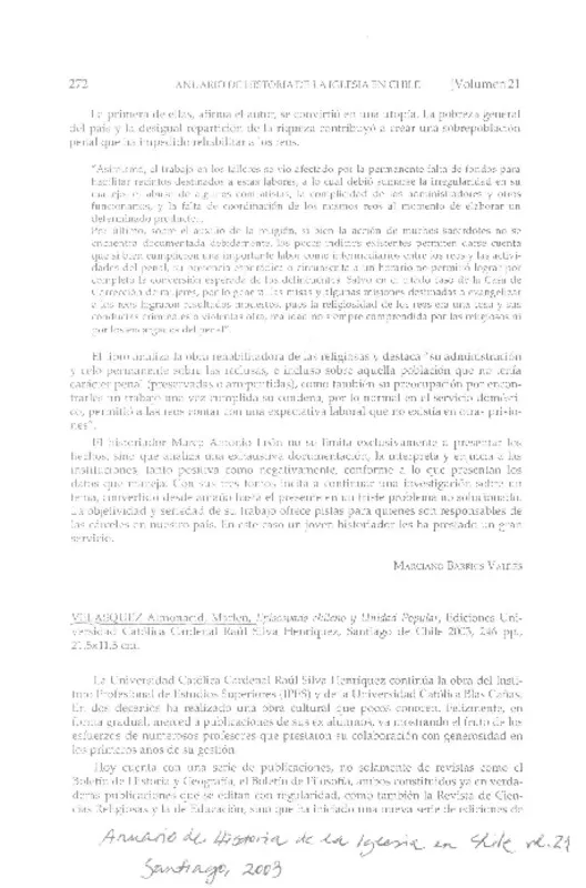 Episcolado chileno y la Unidad Popular  [artículo] Marciano Barrios Valdés.