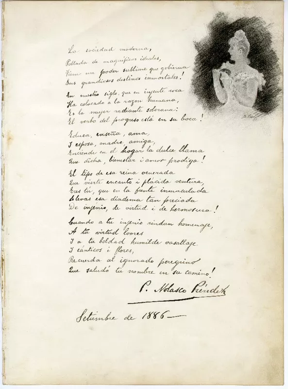 La sociedad moderna  [manuscrito] Pedro Nolasco Préndez.