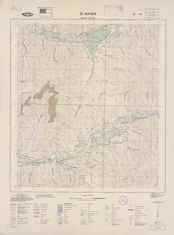 El Maqui  [material cartográfico] Instituto Geográfico Militar de Chile.