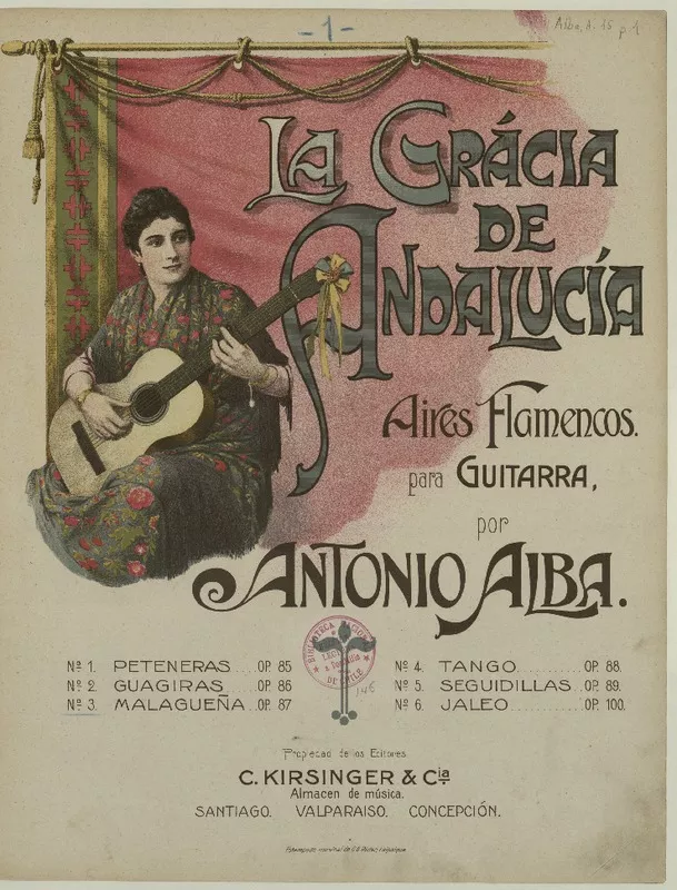 Malagueña para guitarra [música] : Antonio Alba.
