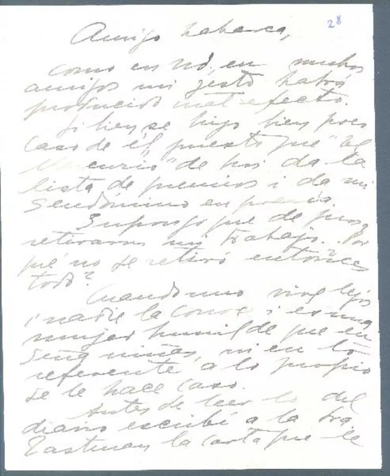 [Carta, entre 1914 y 1917] <a> Eugenio Labarca  [manuscrito] Gabriela Mistral.
