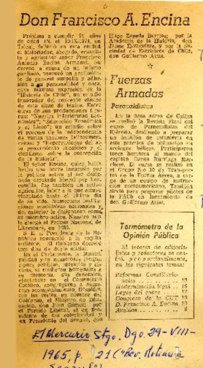 Don Francisco A. Encina.  [artículo]