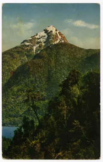 Puerto Varas. Cerro Esperanza desde casa Pangue  [fotografía] Graph. Kunst- und Verlagsanstalt A.Weber & Co.