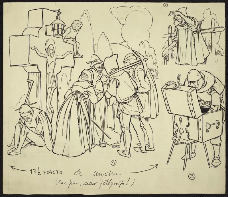 [Dibujo revista El Peneca 1831]  [dibujo] : Mario Silva Ossa ; seudónimo: Coré.