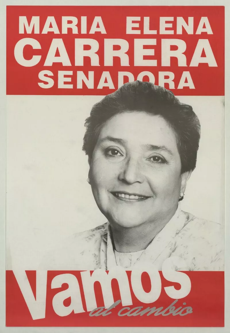 María Elena Carrera senadora. [estampa] :