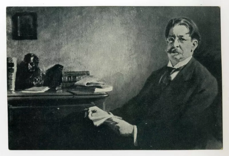 Retrato de José Enrique Rodó  [Fotografía].