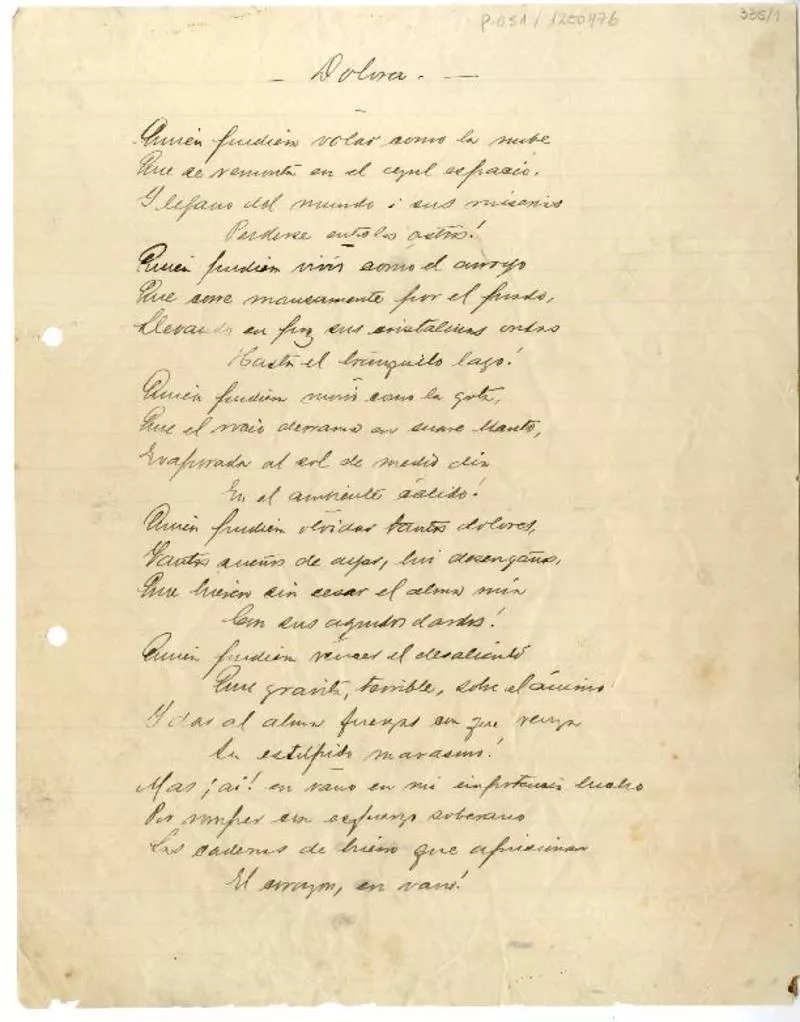 [Poemas]  [manuscrito] Arturo A. Reyes.