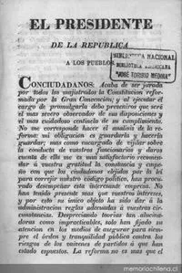 La Constitución de 1833