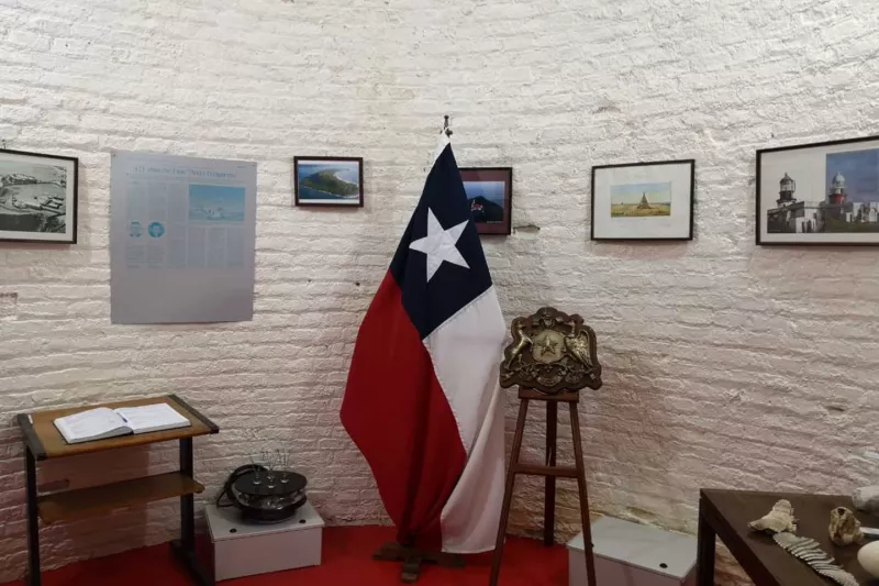 Sala exhibición Histórica Faro Dungeness