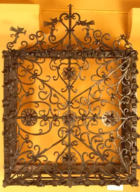 Reja que perteneció a la casa de don Pedro Gisbert en la Villa de San Fernando de Tinguiririca