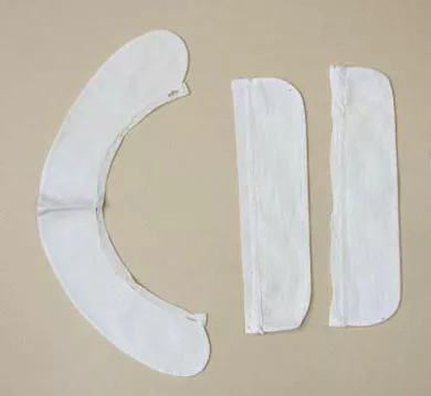 Juego de cuello y puños