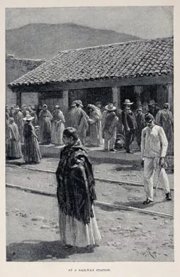 At  a railway station.