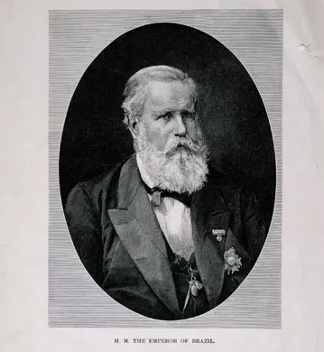 Retrato del Emperador del Brasil-Pedro II.