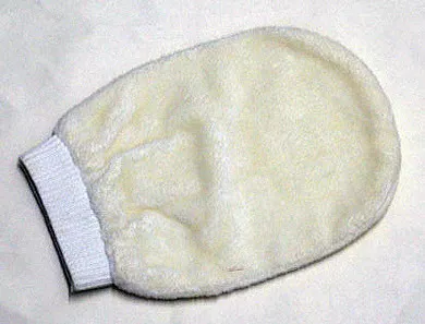 Guante de baño