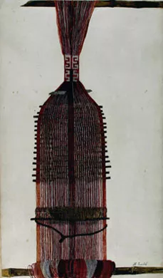Telar con Tejido