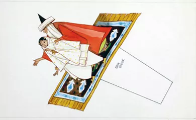 La alfombra mágica