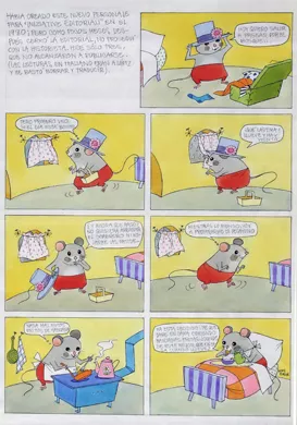"El ratón de pantalón rojo"