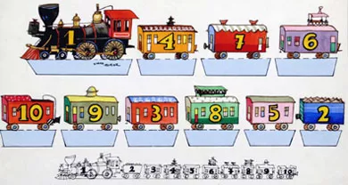 Locomotora y vagones