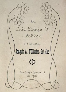 Menú a Joaquín A. d'Oliveira Botelho