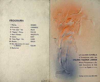 Menú a Emiliano Figueroa Larraín