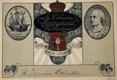 Menú La Colonia Española de Santiago