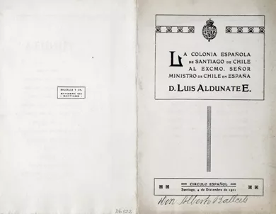 Menú a Luis Aldunate