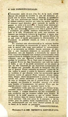 A los Constitucionales