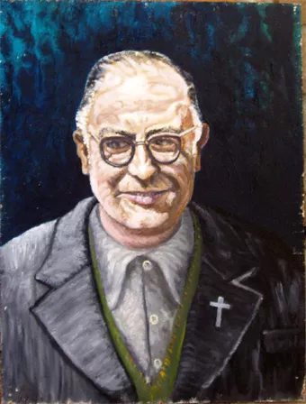 Retrato del padre Audelio Bórquez Canobra