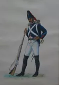 Soldado del Batallón Granaderos de Chile, 1810-1814
