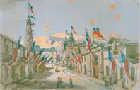 Dieciocho de Septiembre en Santiago