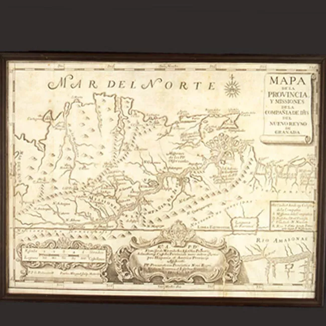 Mapa de la Provincia y Missiones de la Compañía de Jesús del Nuevo Reyno de Granada