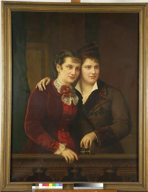 Retrato de las Hermanas Rosa y María Luisa MacClure y Ossandón