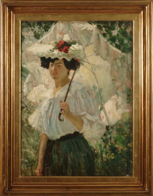 Dama del quitasol