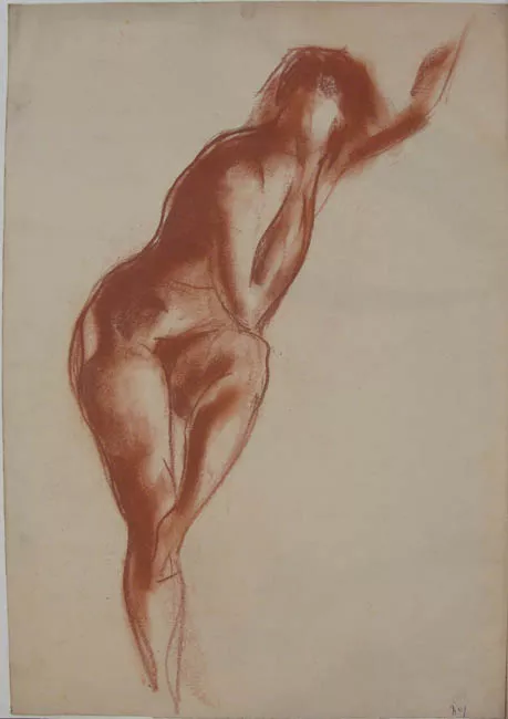 nº11 en el catálogo. Croquis sepia