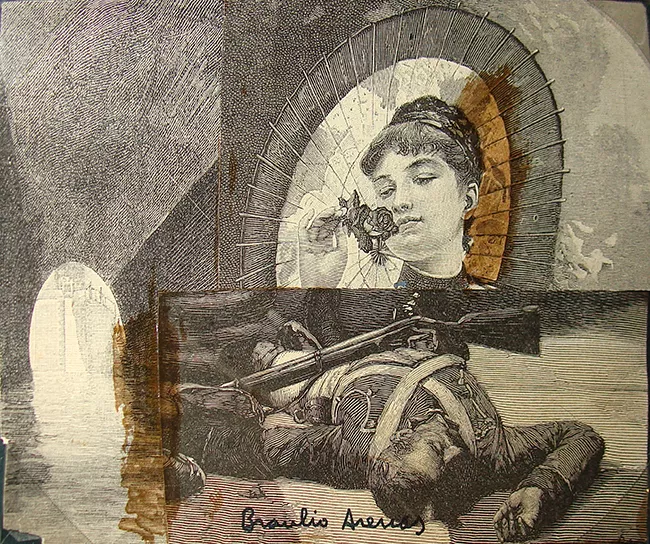 Collage n°3 (Mujer y soldado)